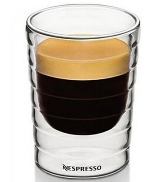 ?׽ Citiz    ĸ Thermo Glass 85ml 4     Ҹ / 4 pcs double wall hand-blown glass Nespresso Citiz glass Espresso capsule Thermo G
